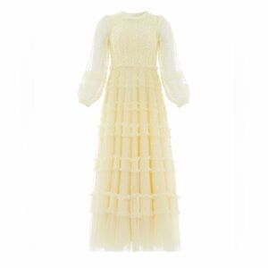 Needle & Thread Women's Violet Shimmer Ankle Gown Size 4